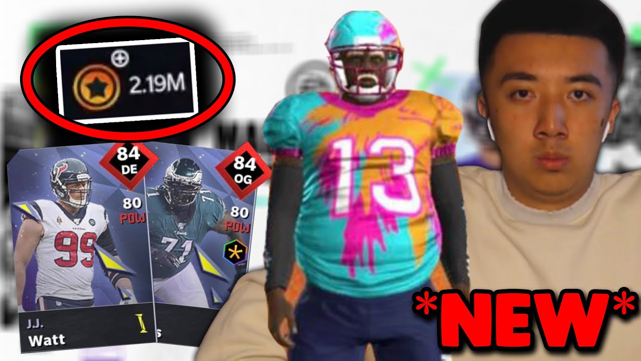 MY FIRST REACTION TO MADDEN MOBILE 21! BEST BUILD FOR THE YARD GAME MODE! *NEW*