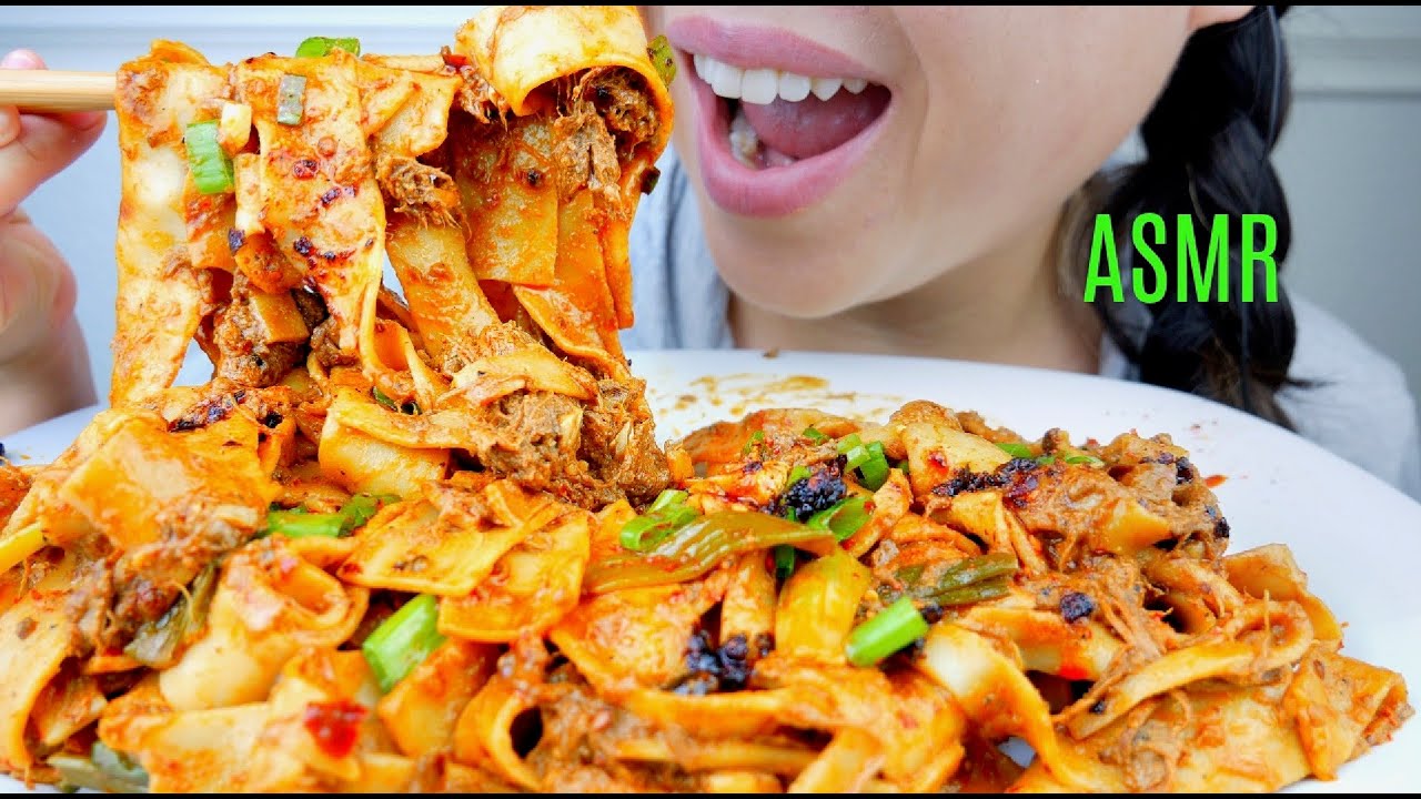 ASMR SPICY SICHUAN NOODLES 担担面 ♥︎ DAN DAN NOODLES ♥︎ Cooking Recipe 먹방 No Talking suellASMR