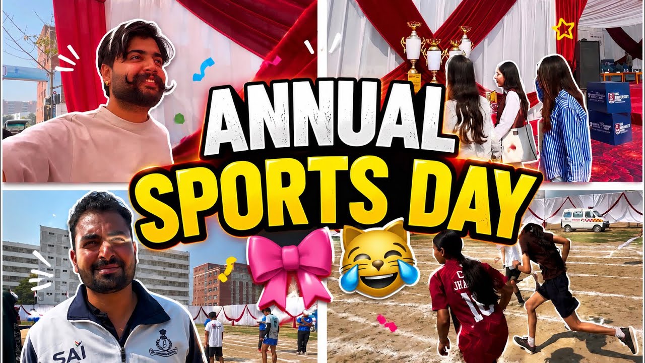 Annual Sports day 🎯 | Viralhood | CGC UNIVERSITY MOHALI | daily vlogs 