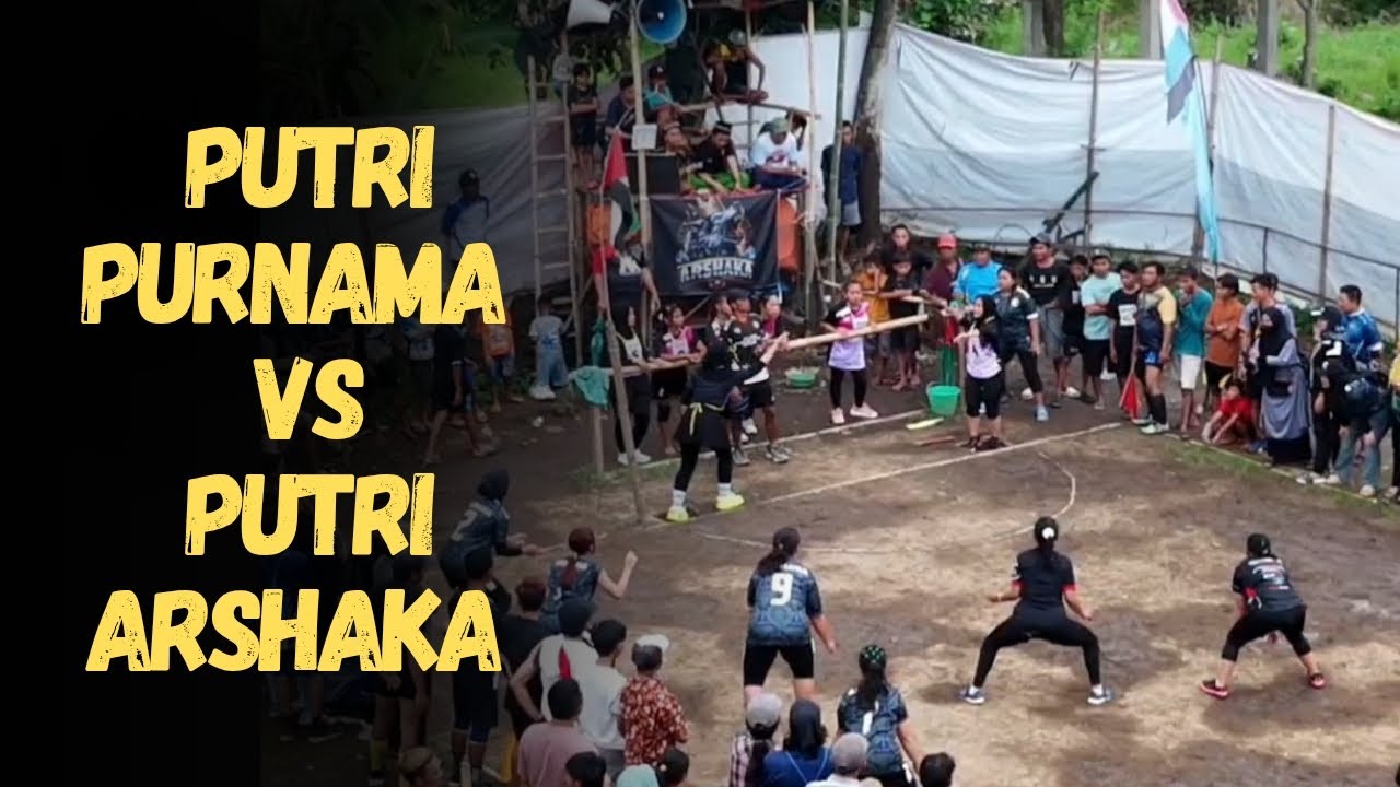Pertandingan Putri purnama vs  Putri Arshaka (lapangan padang pasir) #kastimadura