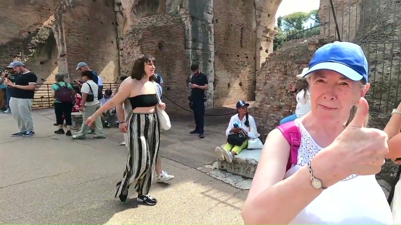 A visit to the Colosseum, Roman Forum and Palantine Hill, 15 September 2025, filmed by GoPro