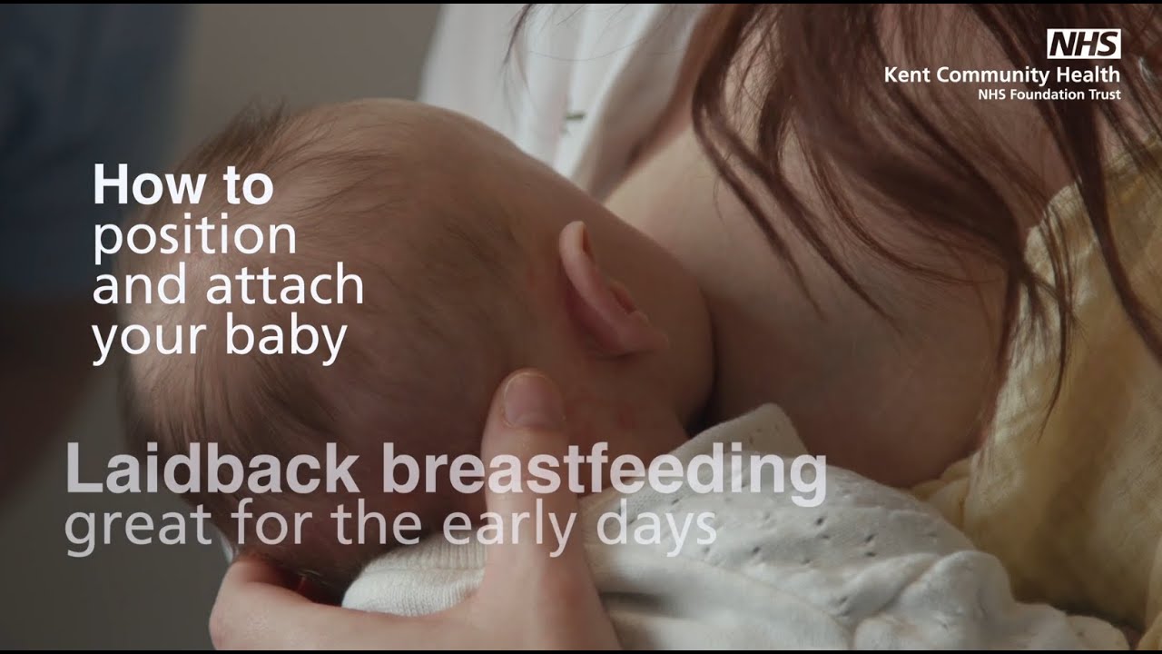 Laidback breastfeeding