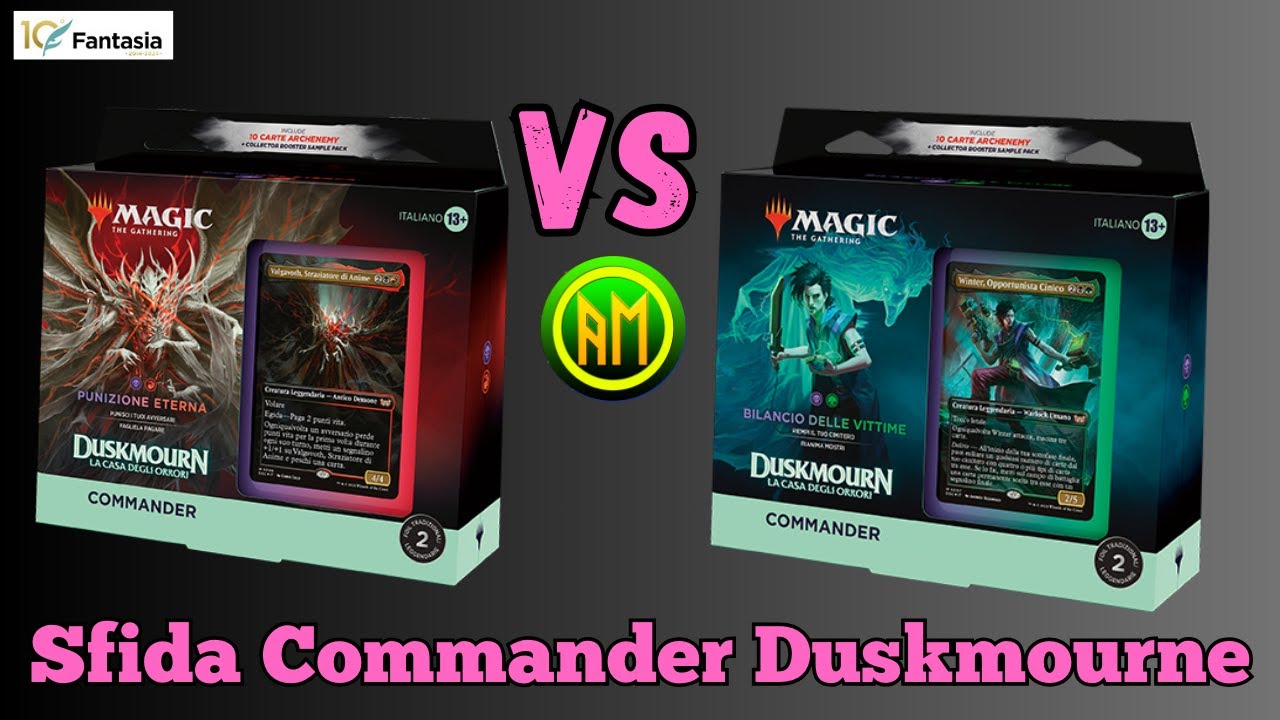 Sfida Commander⚔️ Finale Duskmourn▶️ Punizione Eterna ⚫🔴VS Bilancio delle Vittime⚫🟢 [MTG ITALIA🇮🇹]