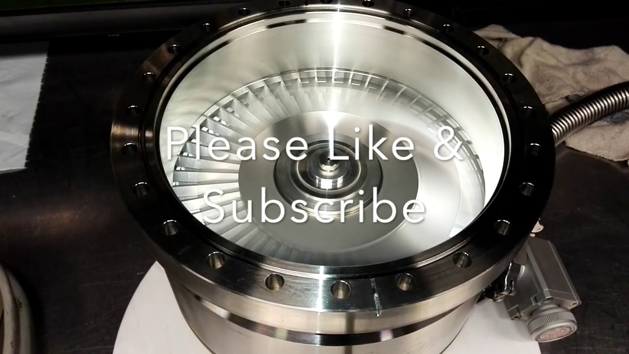 Alcatel 5400 Turbo Molecular High Vacuum Pump - ASSEMBLY & DISASSEMBLY DEMONSTRATION