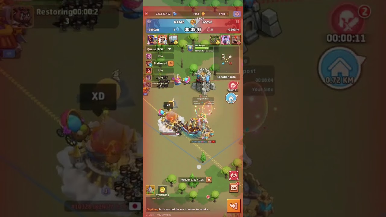 Top heroes 5v5 gameplay #topheroes #games #strategygame #tips 