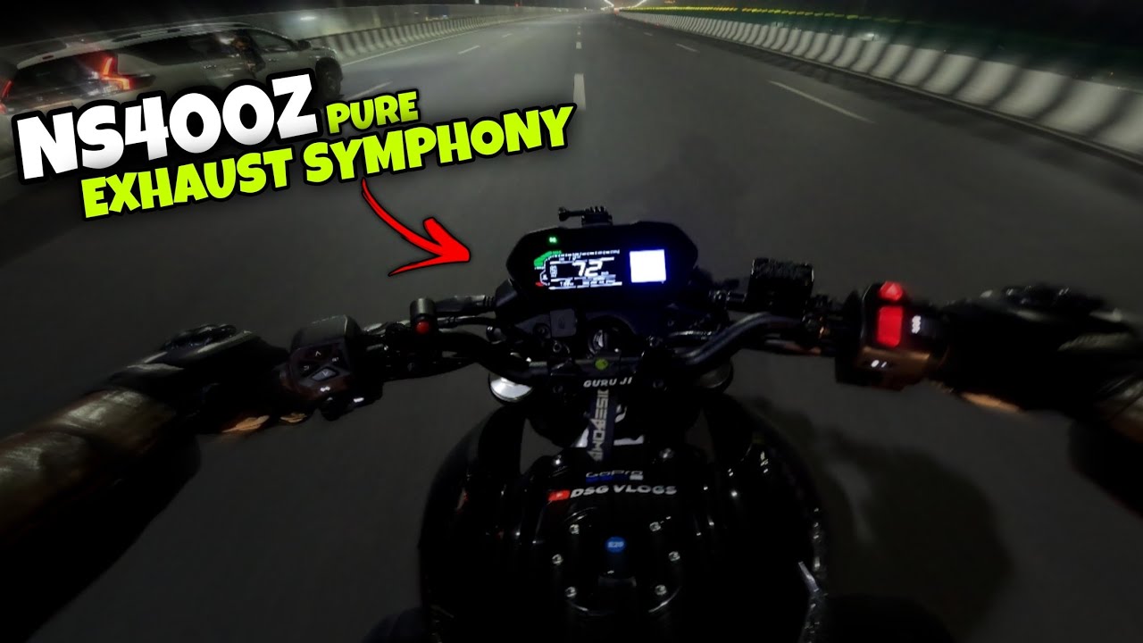 NS400Z PURE EXHAUST SYMPHONY | AKRAPOVIC EXHAUST | @DSGVLOGS007