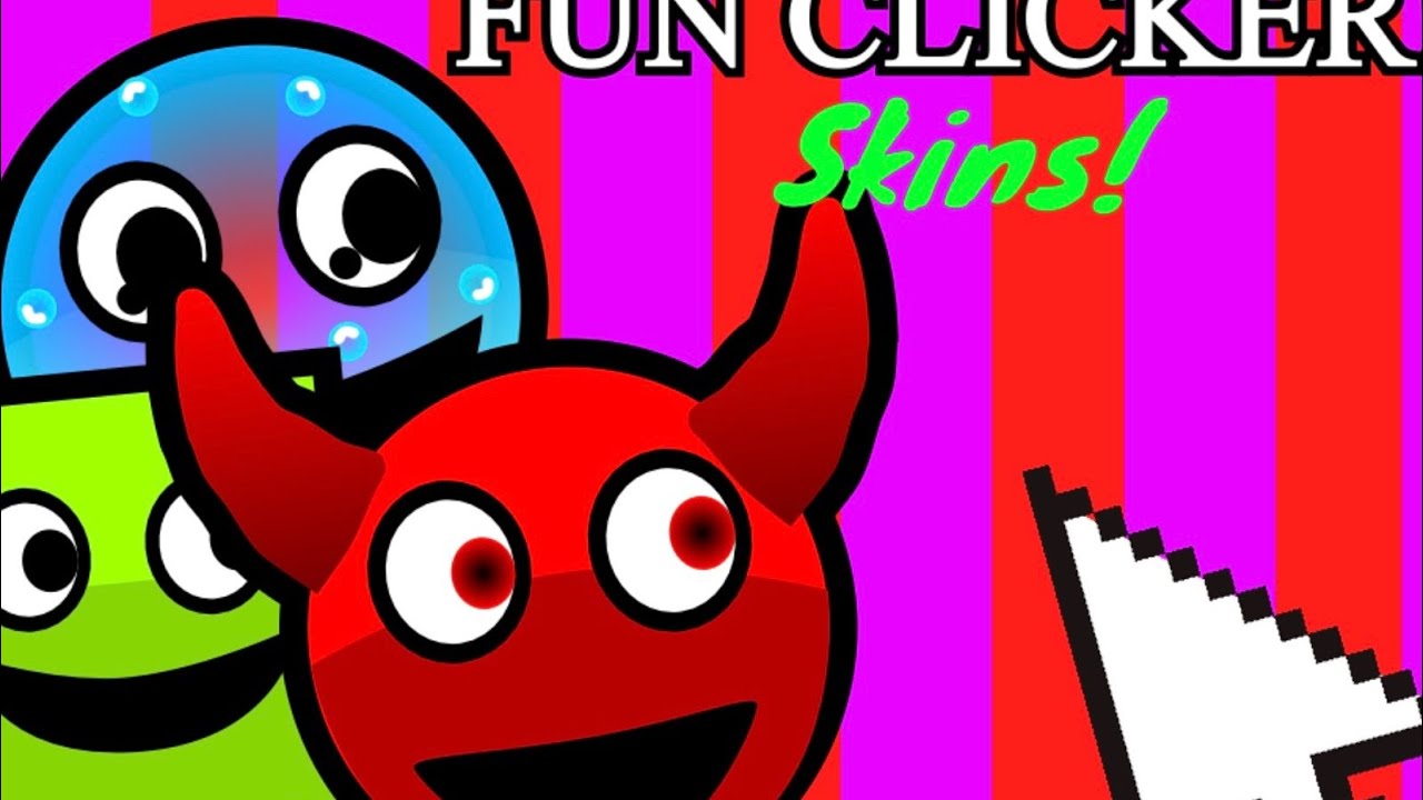 Fun clicker, but SKINS ARE FREE! (Original fun clicker creator: @VoidderYT)￼