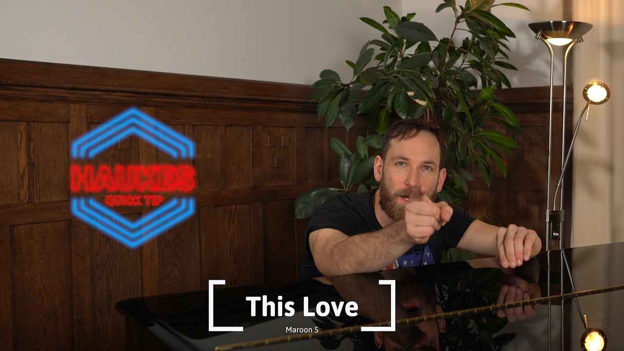 This Love (Maroon5) auf dem Klavier begleiten ft. Elijah Eberle - Haukes Quick Tip No. 3