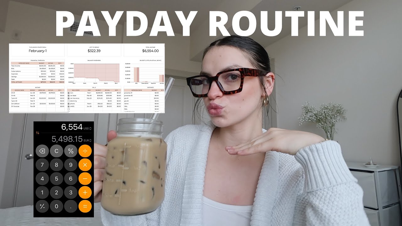 February Payday Routine 📊💰: Budgeting Monthly Income, Saving $2,000 & Pre Qualifying For House Loan