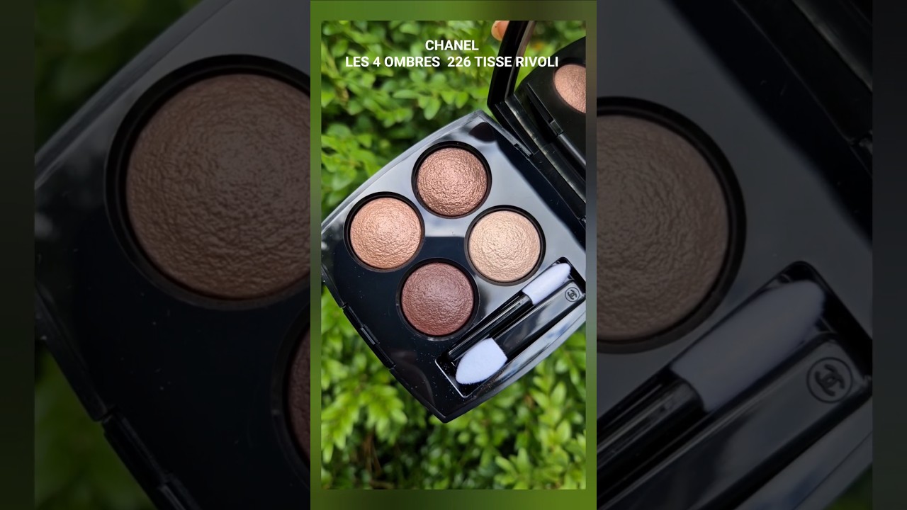 CHANEL LES 4 OMBRES 226 TISSE RIVOLI #swatches #eyeshadow #chanel #shorts #quad #makeup #beauty #fyp