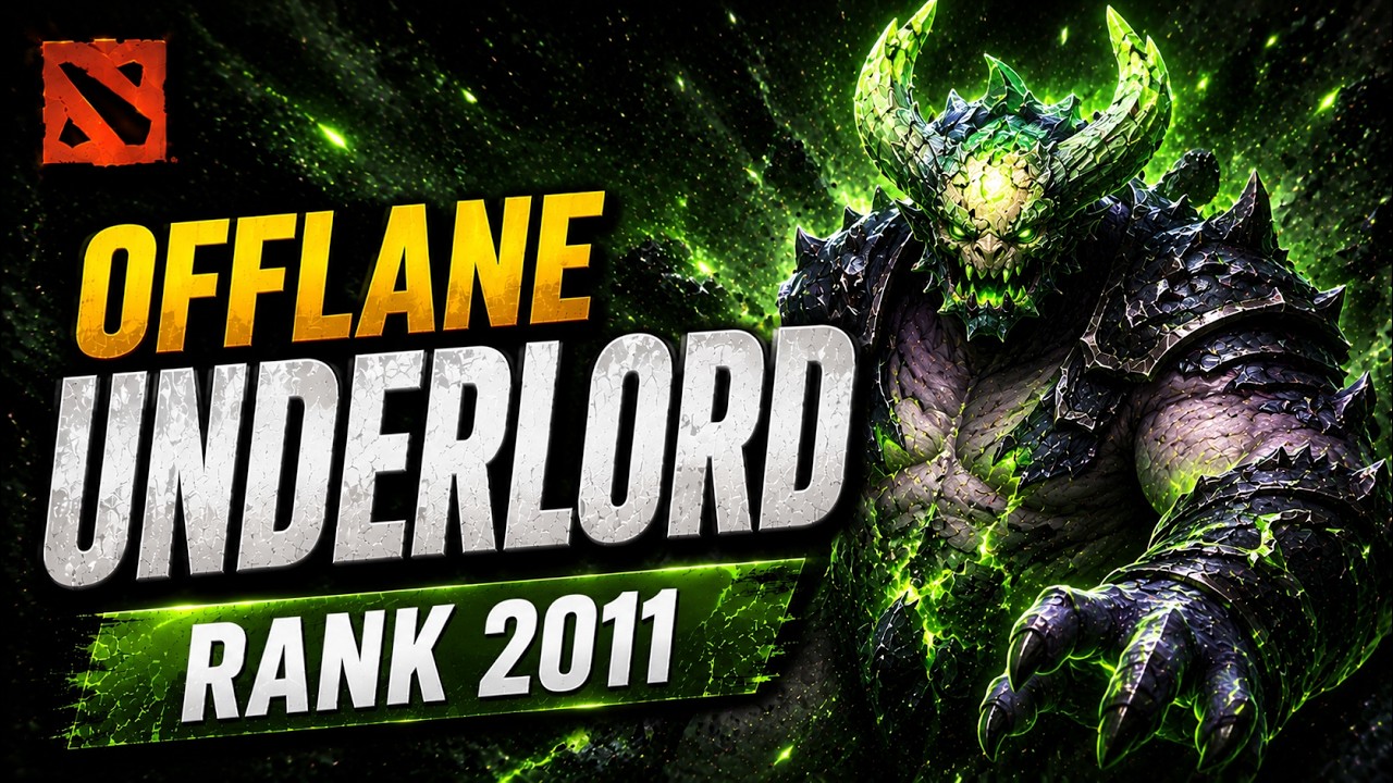 Offlane Underlord - Immortal Rank 2011 - Dota2 7.41