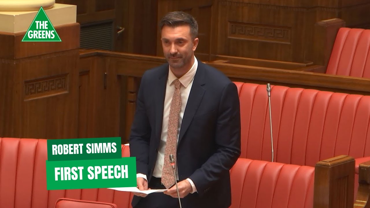 Robert Simms First Speech