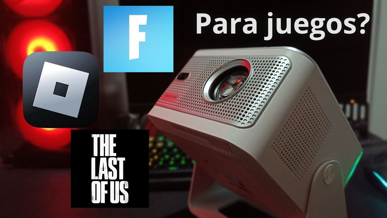 el proyector barato para juegos? - hy350 max (test de juegos)