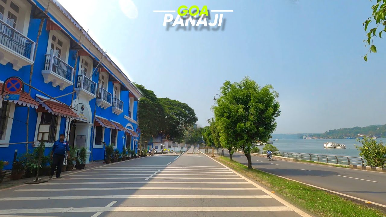 4K Scenic Coastal Drive from Atal Setu to Miramar Beach | Panaji, Goa