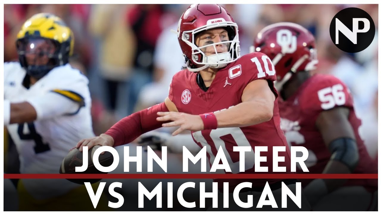 Oklahoma vs Michigan | John Mateer NFL Draft Film