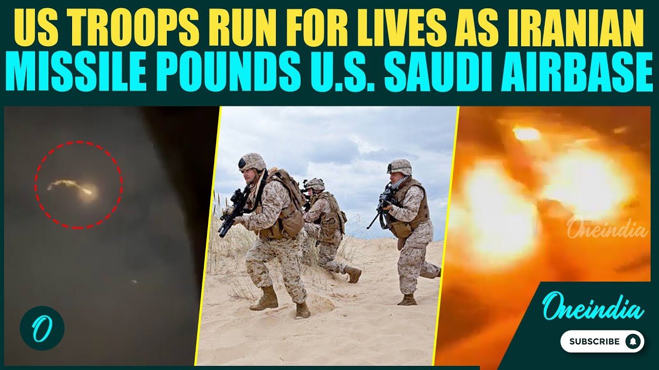 BOOM! U.S Troops NARROWLY Escape Massive Iranian Missile EXPLOSION at Prince Sultan Airbase in Saudi