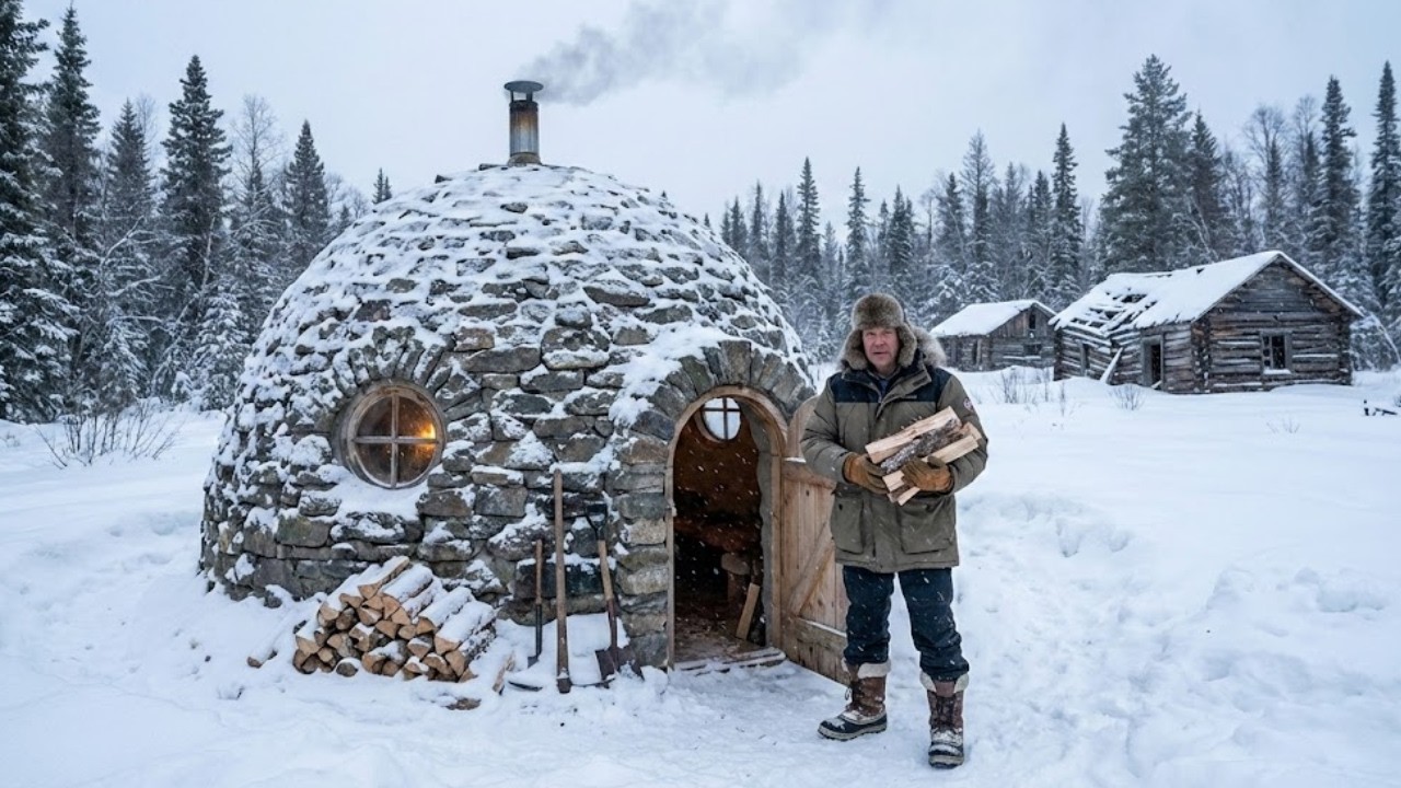 Fellow Miners Mocked His Stone Dome, Until It Survived –47°F While Their Cabins Cracked