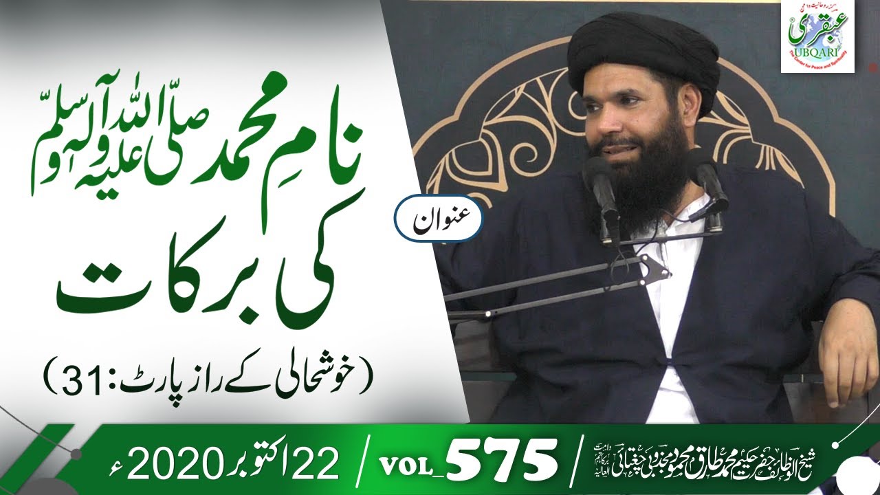 Blessings for having the name of Mohammad S.A.W (Secrets of prosperity Part:31) || 22 Oct 2020