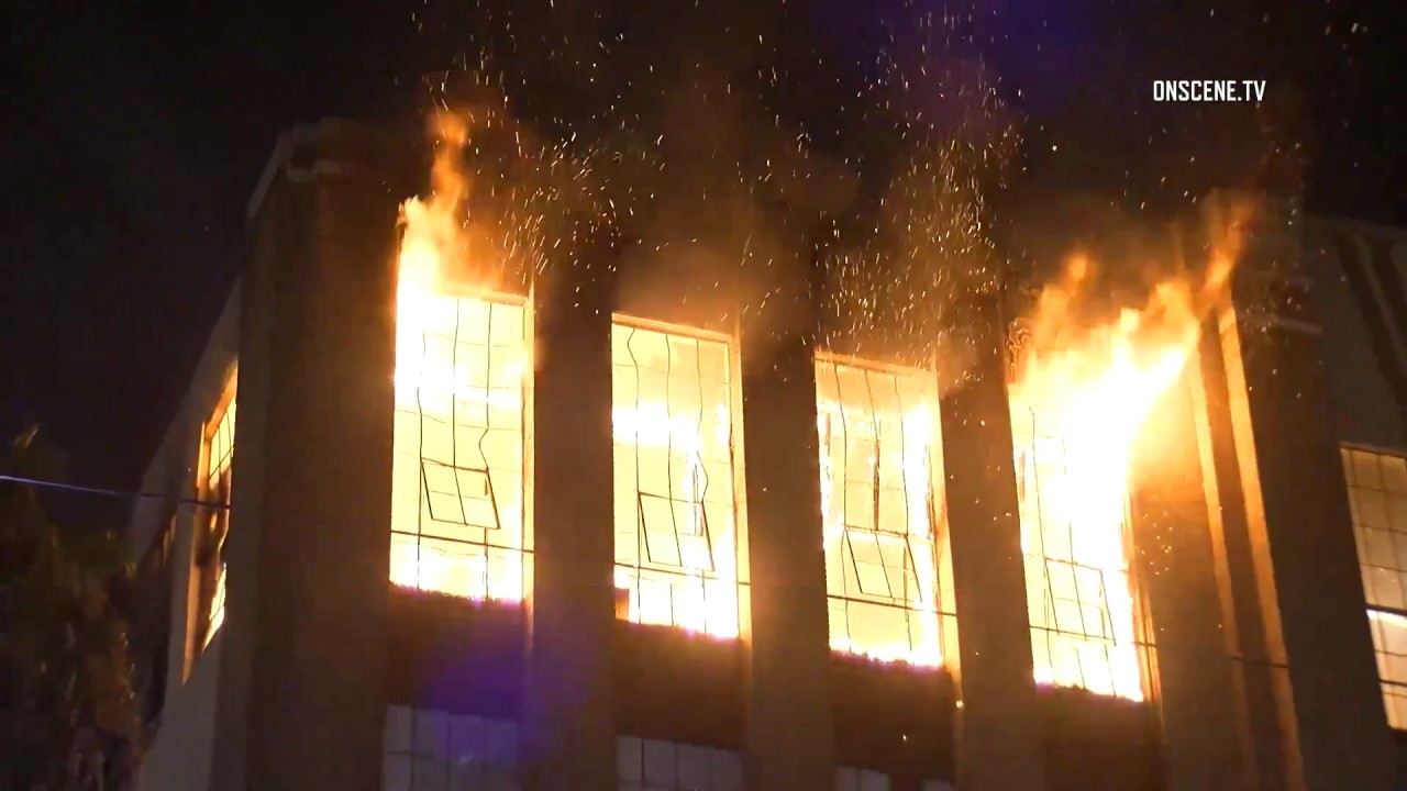 DTLA Commercial Building Fire