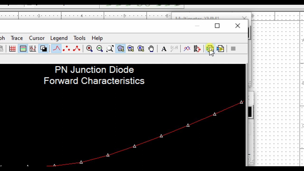 PN Junction Diode VI Characteristics using Multisim
