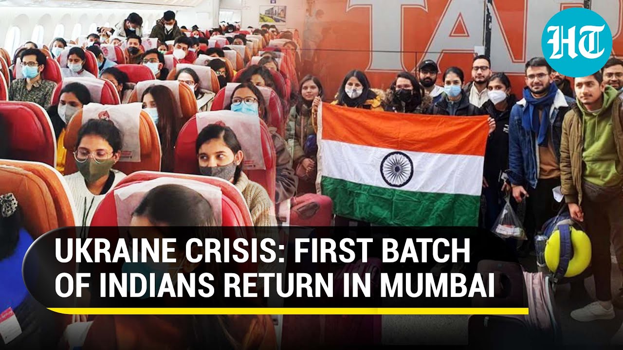 ‘Welcome..’: India evacuates 219 students from Ukraine; Operation Ganga's 1st flight lands in Mumbai