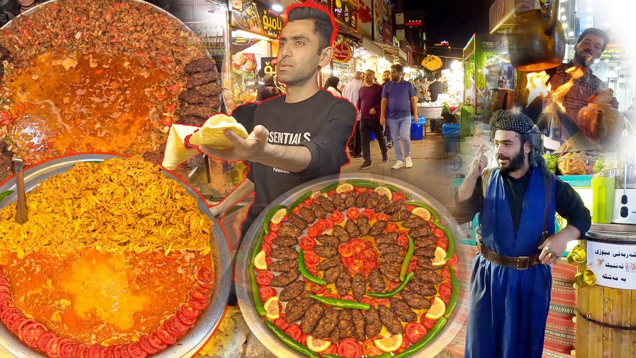 Kurdistan: Night Life of The Busiest Street | (Saholaka - Slemani) Iraq