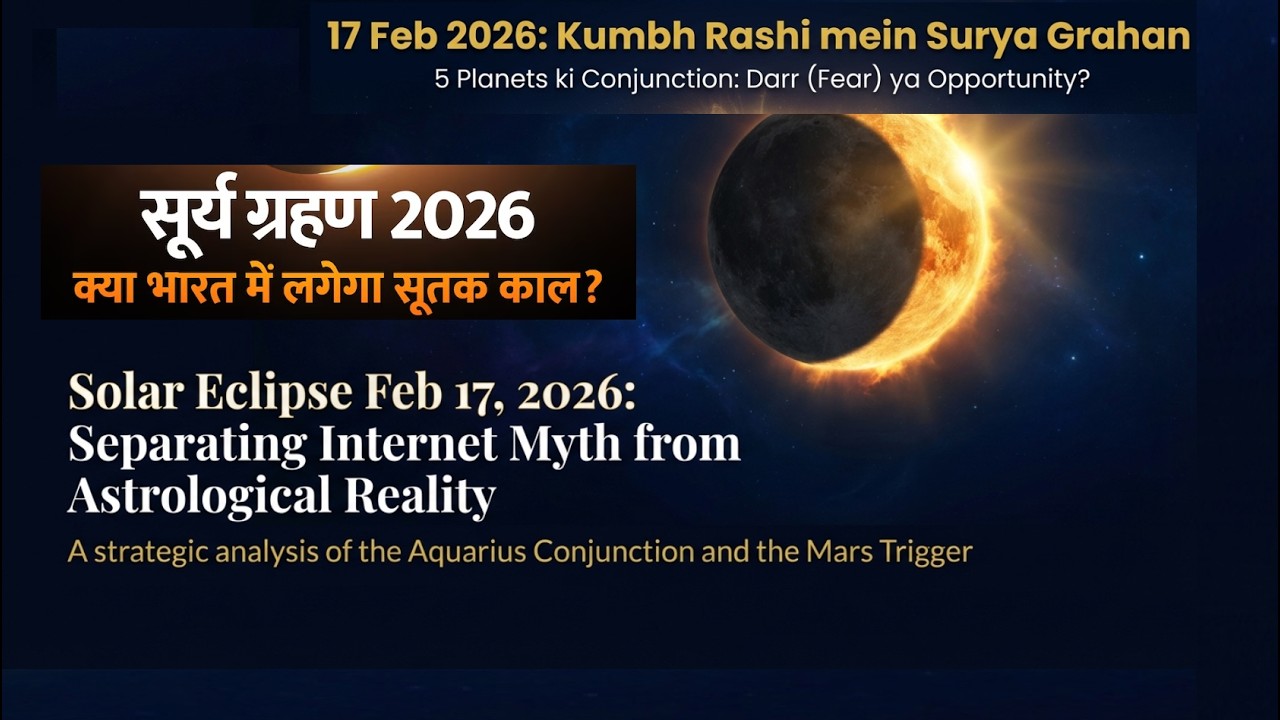 Surya Grahan|ज्योतिषीय प्रभाव : मिथक या सच?: Myth vs Fact | सूर्य ग्रहण |Eclipse #astrology #eclipse
