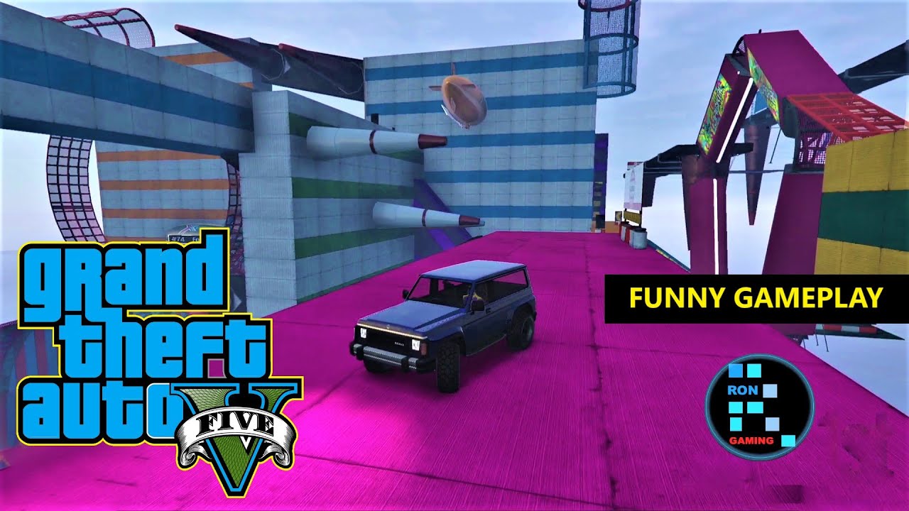 GRAND THEFT AUTO V | FUNNY GAMEPLAY, AMAZING CAR PARKOUR