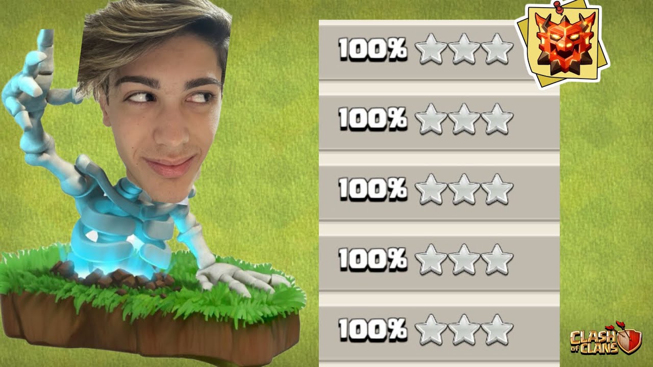 SCHELETRI GIGANTI IN LEGA LEGGENDA..☠️! SUPER WITCH + FIREBALL | CLASH OF CLANS [ITA]