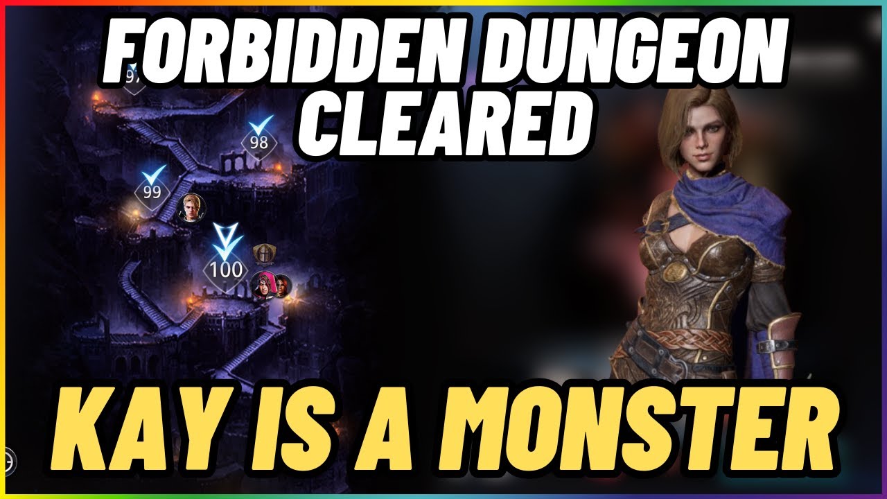 EASY Forbidden Dungeon 91-100 With Kay In King Arthur: Legends Rise