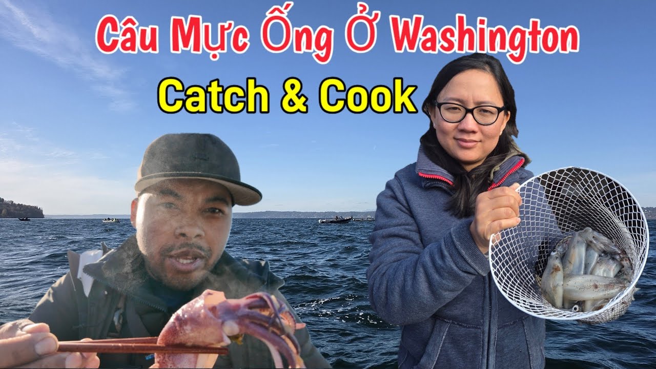 Vợ Chồng Cody Câu Mực Nấu Ăn Tại Chổ 