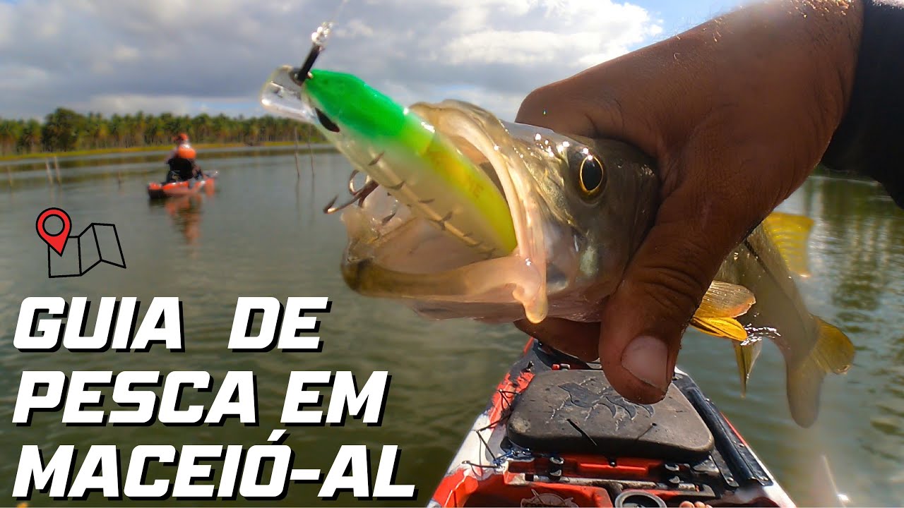 GUIA DE PESCA EM MACEI&Oacute;-AL | PESCARIA DE ROBALO NO MANGUE | GUIA DE PESCA COM CAIAQUE