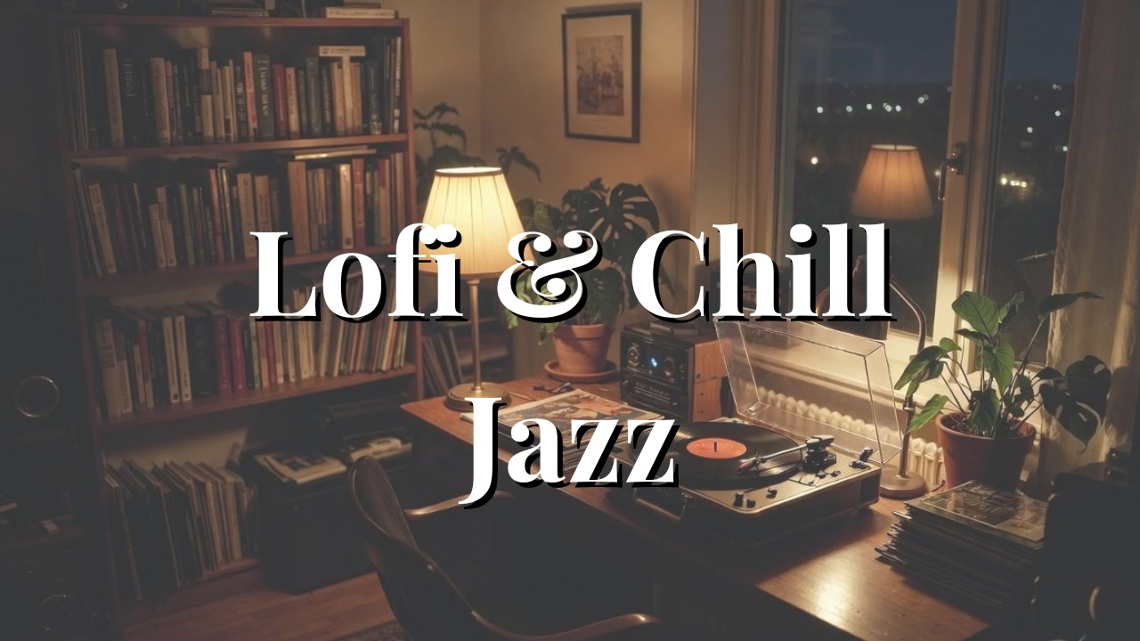 Jazz That Feels Like a Rainy Afternoon ☁️ | 1 Hour Lofi Jazz to Relax, Study & Unwind