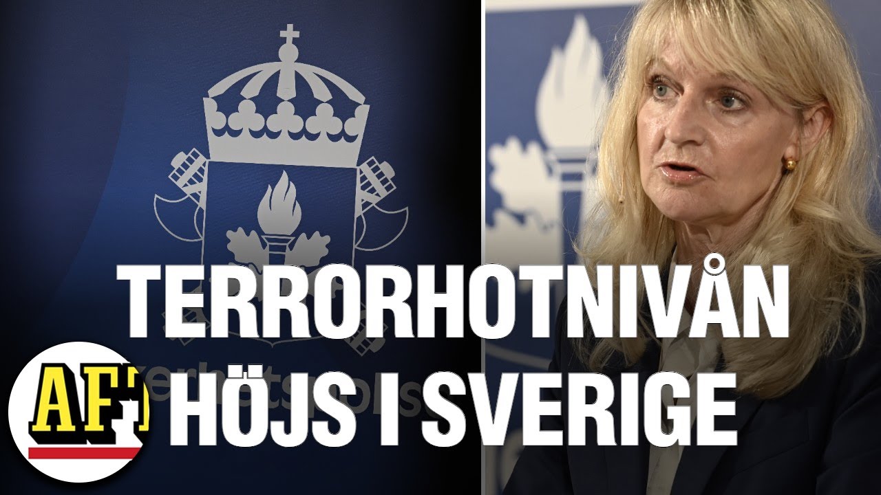 Säpo höjer terrorhotnivån i Sverige – hotet är högt