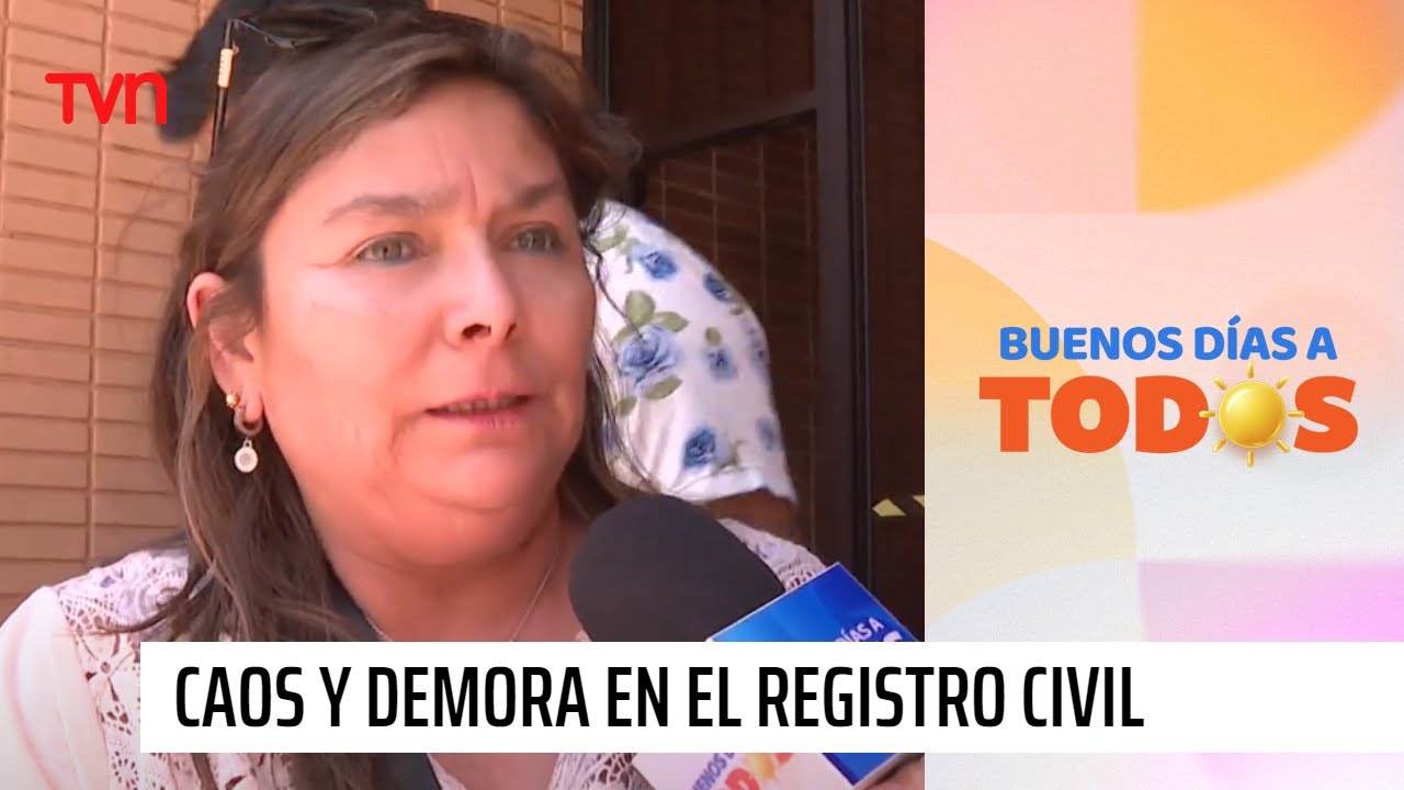 Caos en la entrega de documentos: ¿Qué está pasando en el Registro Civil? | Buenos días a todos