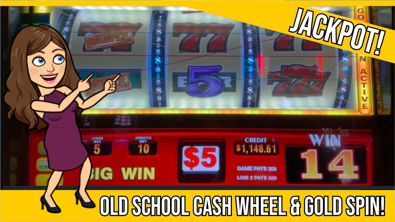 $50 Wheel of Fortune Gold Spin 🚨HANDPAY JACKPOT🚨 Old School Slot Machine Cash Wheel💸 $25 BETS +