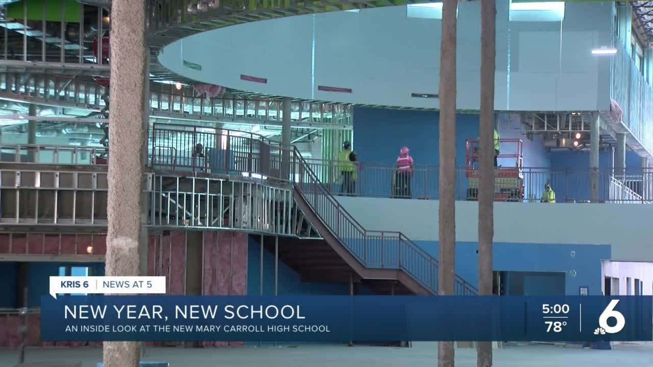 A look inside the new Carroll High School building