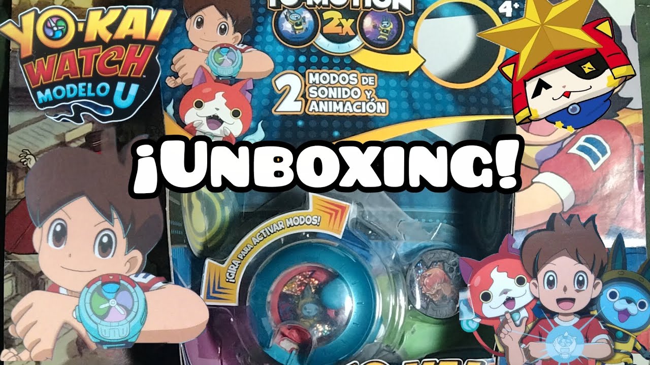Unboxing del reloj Yo-kai watch modelo U de hasbro en español en pleno 2025