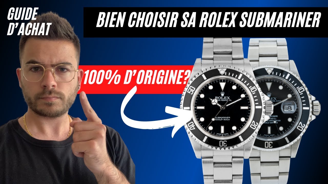 Guide d'achat Rolex Submariner 14060(M) et 16610