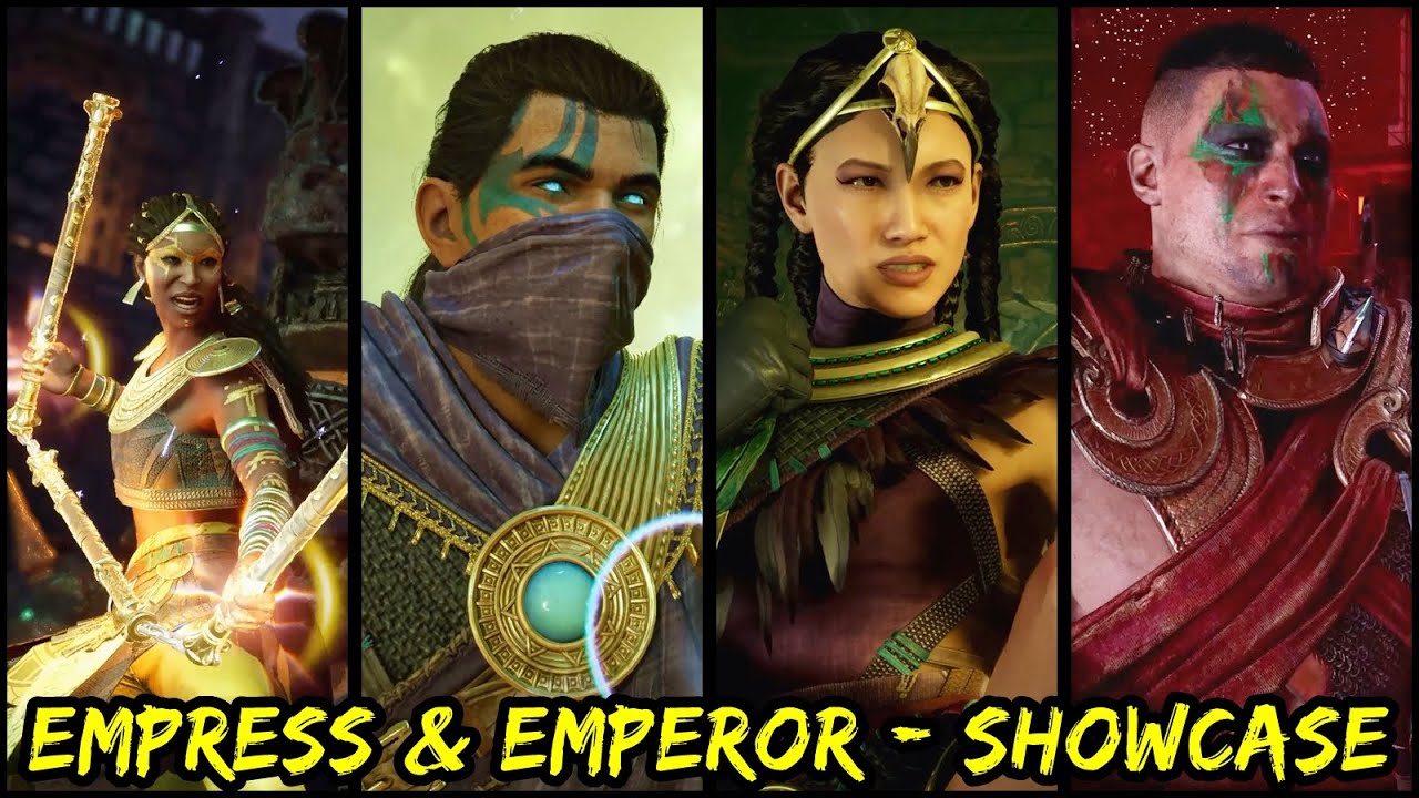 Empress Tanya / Li Mei & Emperor Rain / Reiko - Skin Showcase - Intros & Victory - Mortal Kombat 1