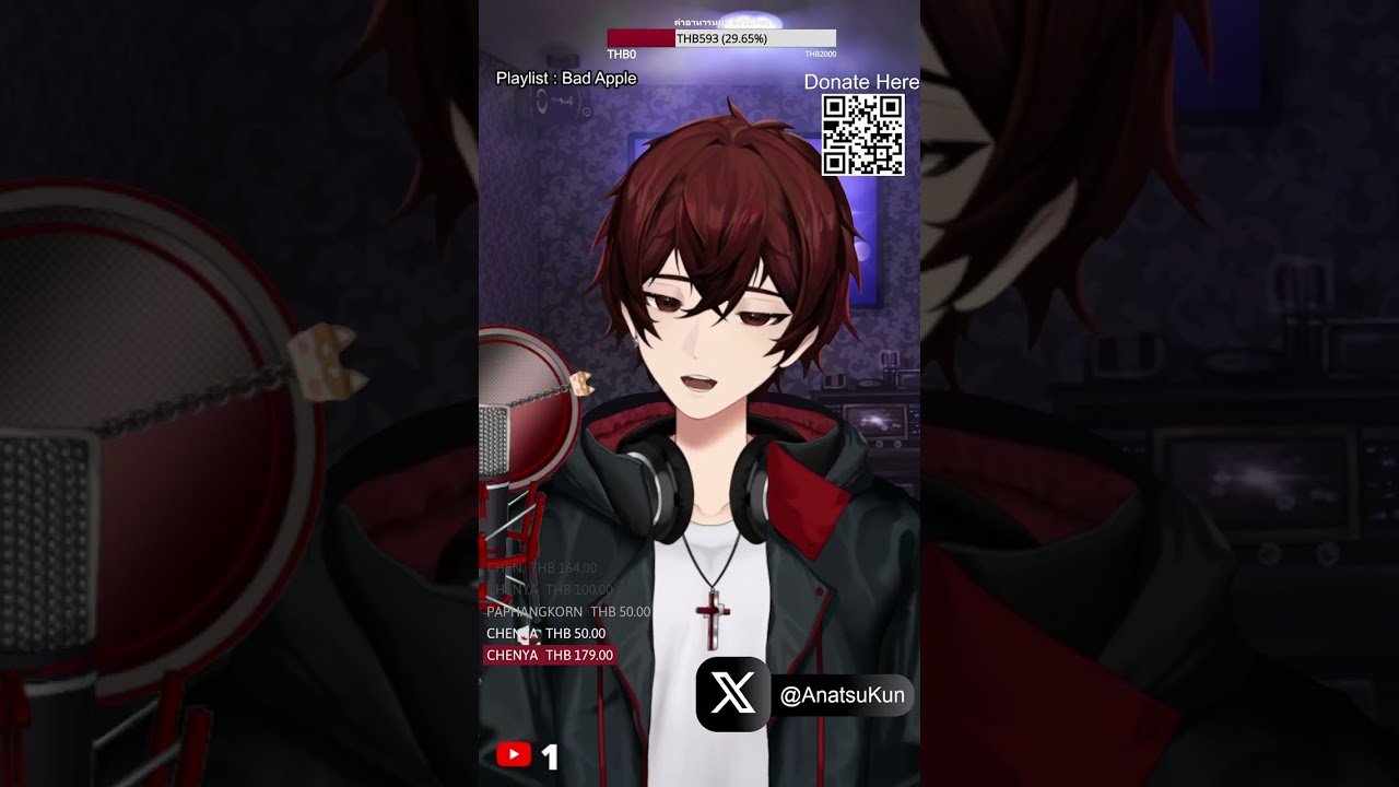 🎵Bad Apple โยก ๆ (หลบกระสุน)กันหน่อย คิดถึงโทโฮแฮะ🤣 #TOHOproject #Utaite #Vtuber #VtuberTH #VSinge