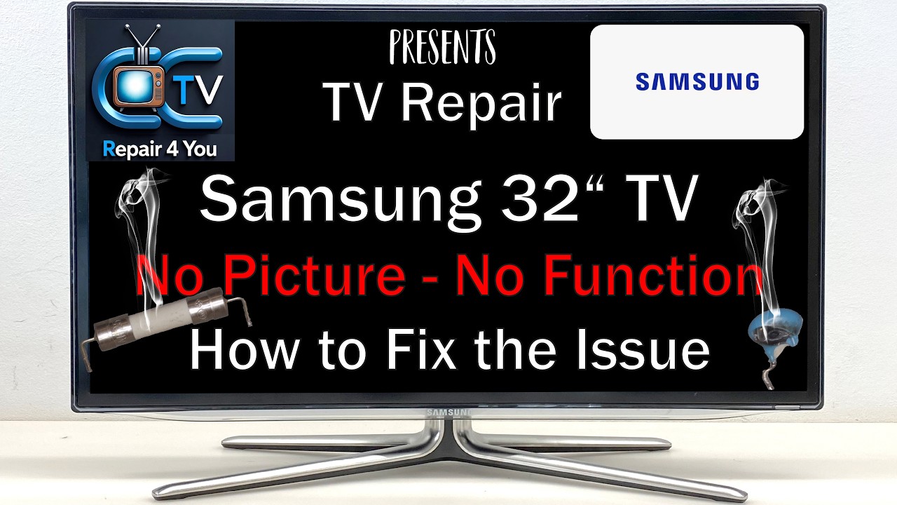 Samsung UE32F6530S Won't Turn On - No Power / No Picture FIX | Reparatur: Geht nicht an !