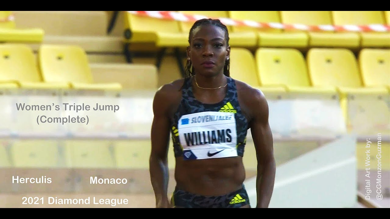 Women's Triple Jump (Complete).  Herculis,  Diamond League, Stade Louis II, Monaco, July 9, 2021.