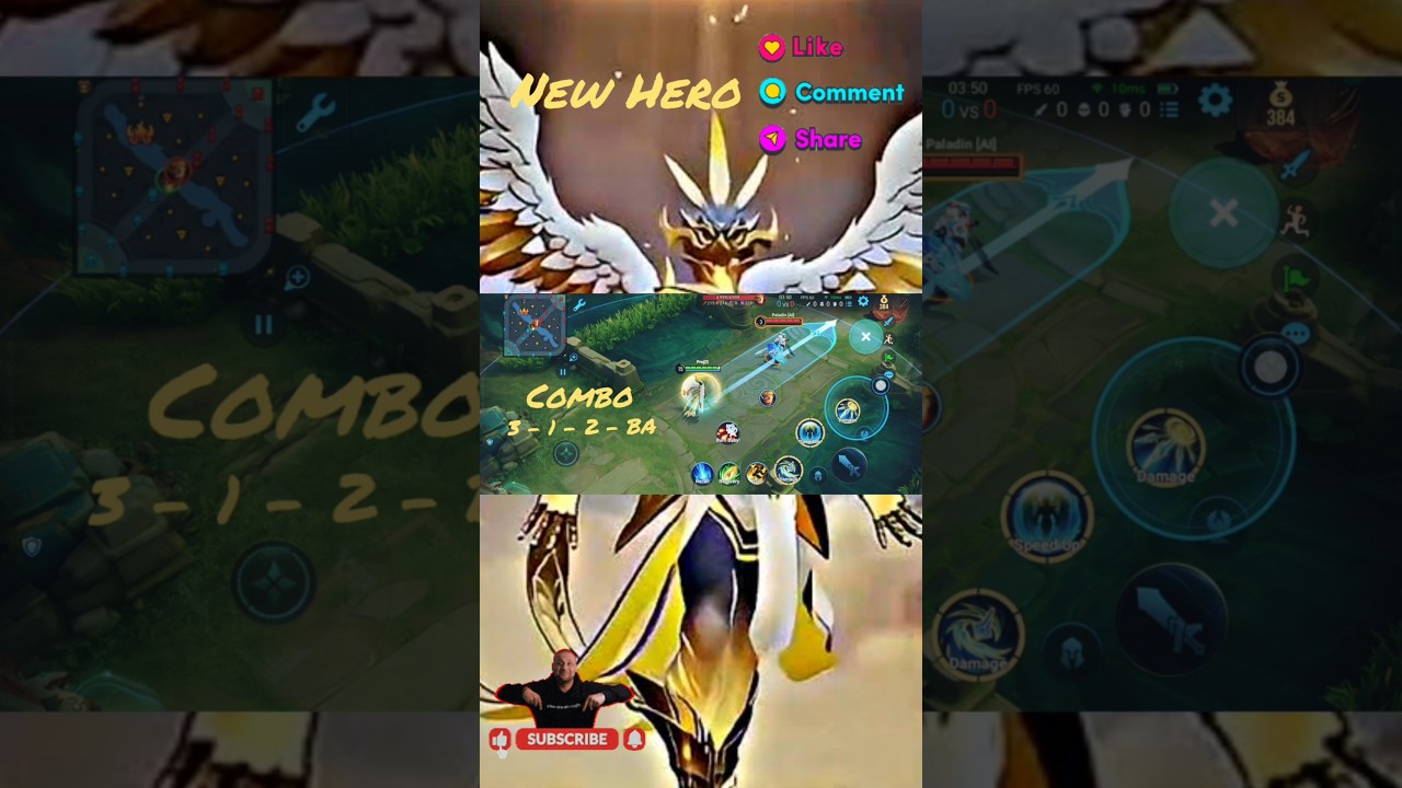 New Hero Garuda Tutorial in HOK. FULL GAMEPLAY LINK. 🤩👌 #hok #honorofkings #hokcreator