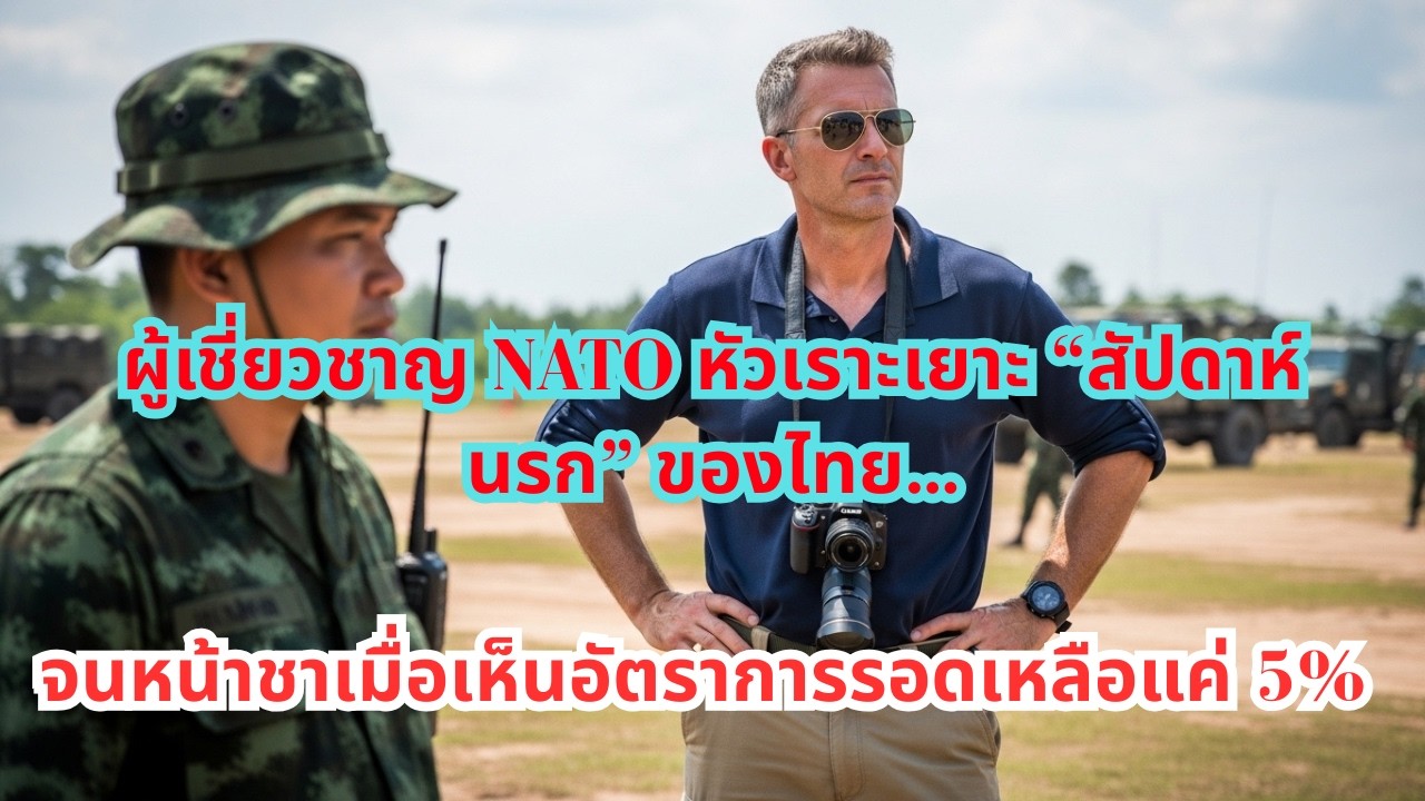 ผู้เชี่ยวชาญ NATO หัวเราะเยาะ “สัปดาห์นรก” ของไทย… จนหน้าชาเมื่อเห็นอัตราการรอดเหลือแค่ 5% 😱