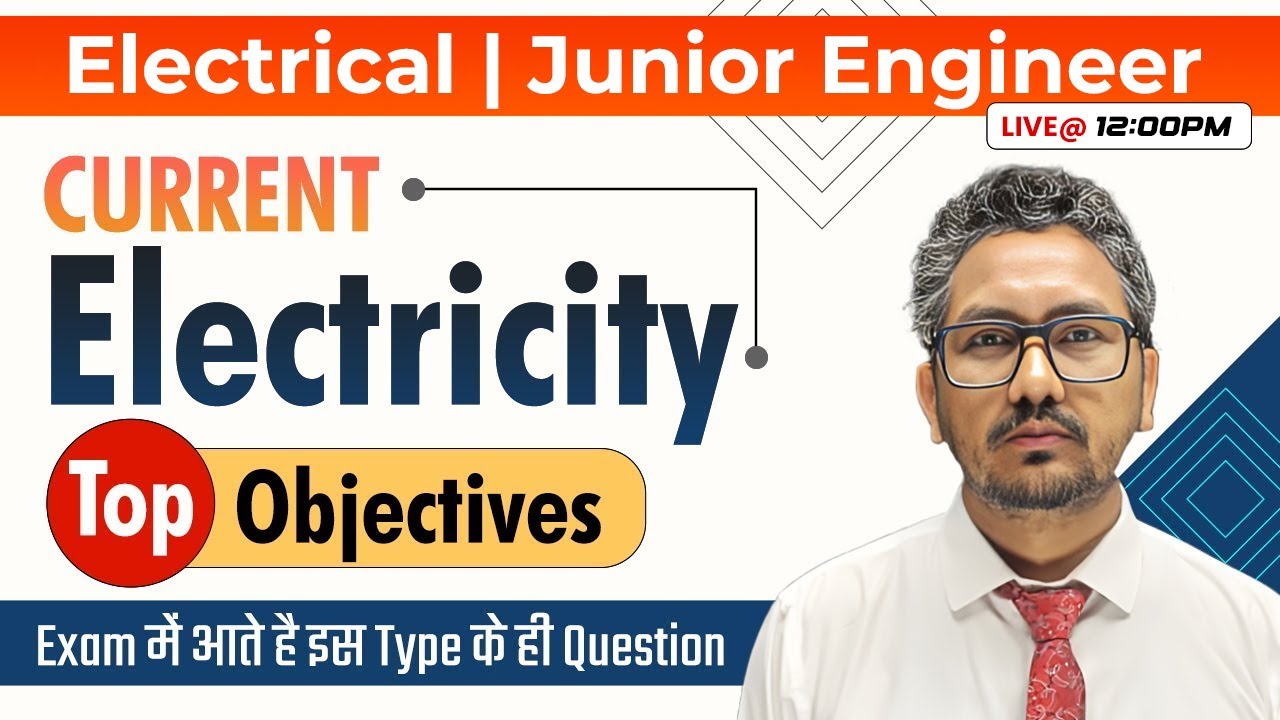 Electrical || Junior Engineer || Current Electricity Top Objectives || Raman sir