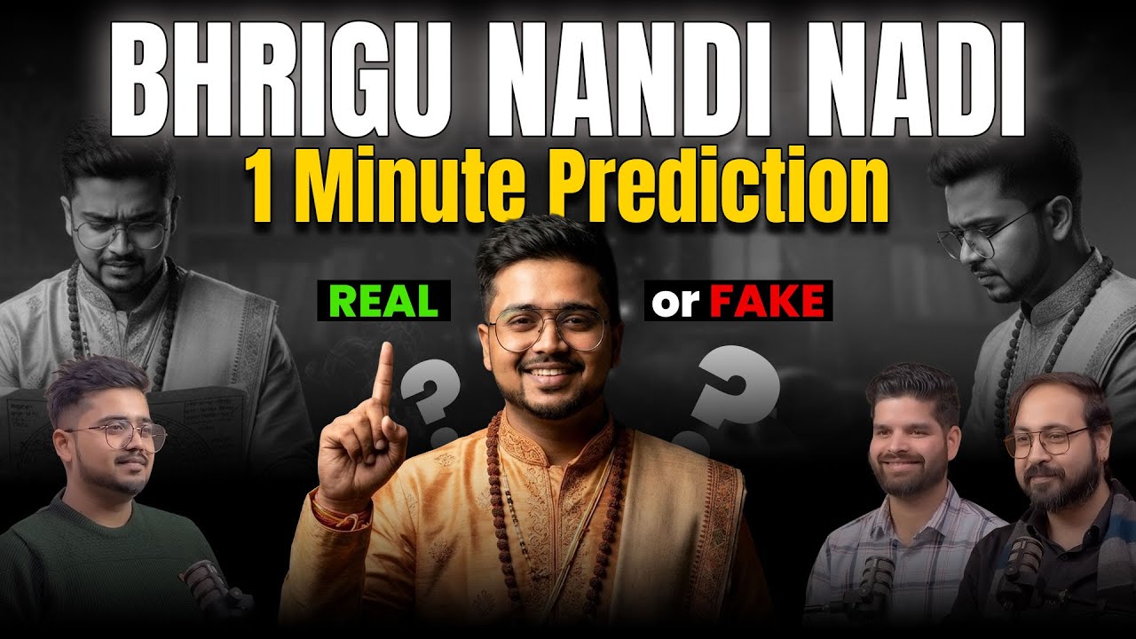 1 Minute Prediction Formula - Real or Fake? | Bhrigu Nandi Nadi Explained ft.Mr. Sanskar Aggarwal