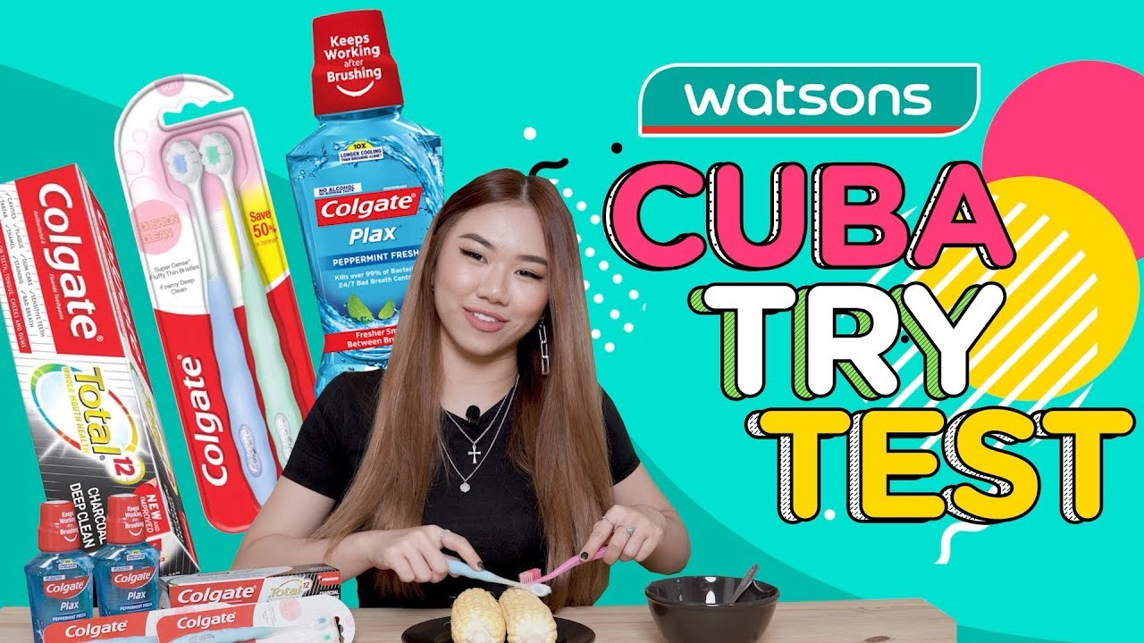 💋 Colgate Cushion Clean Toothbrush Review ft Olivia | Ep. 16 Cuba.Try.Test 💋
