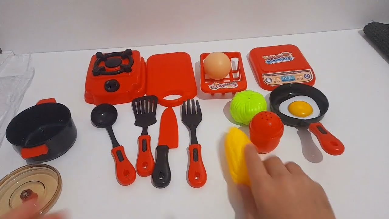Yeni aldığım mutfak seti oyuncaklarımı &ccedil;ok, &ccedil;ok beğendim 🥰 ASMR