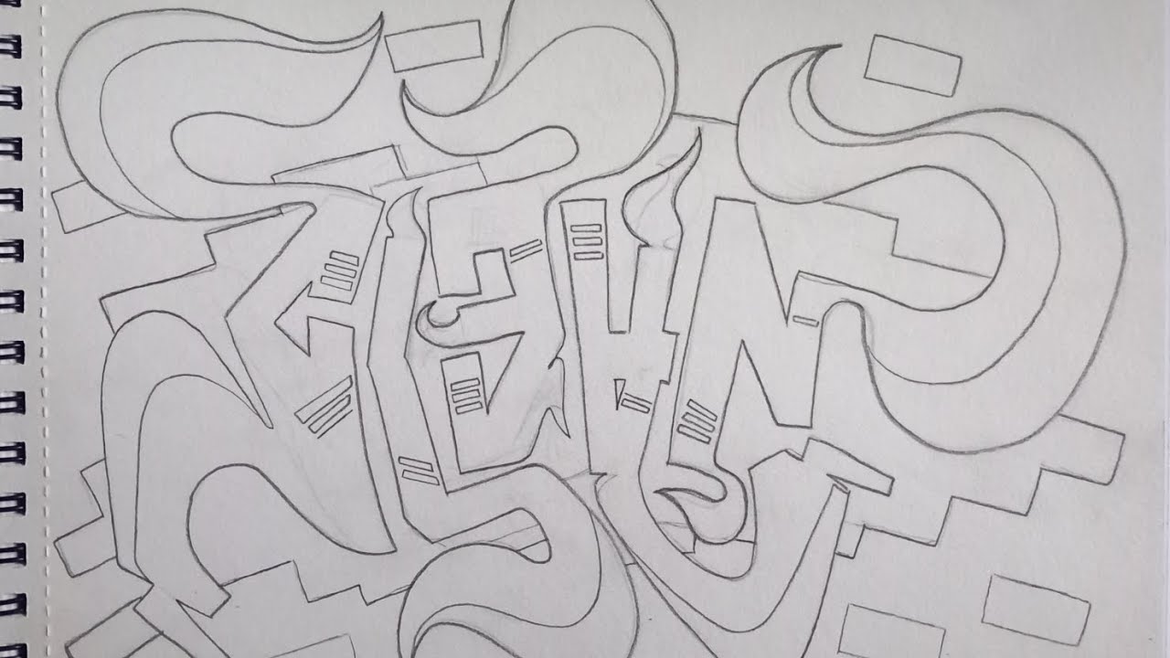Graffiti na papír ✏️23  ,,CLEAN